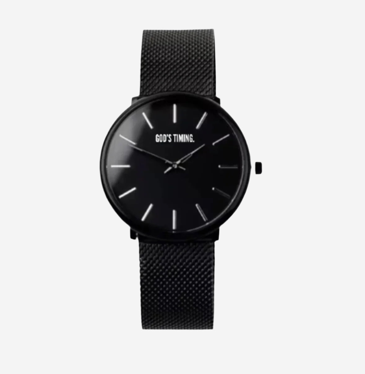 Black God's Timing Watch